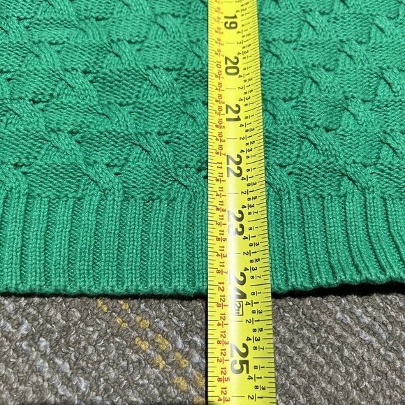 Vintage 90s Babette Womens Knit Green Pullover Sweater Size Small S - Picture 4 of 5